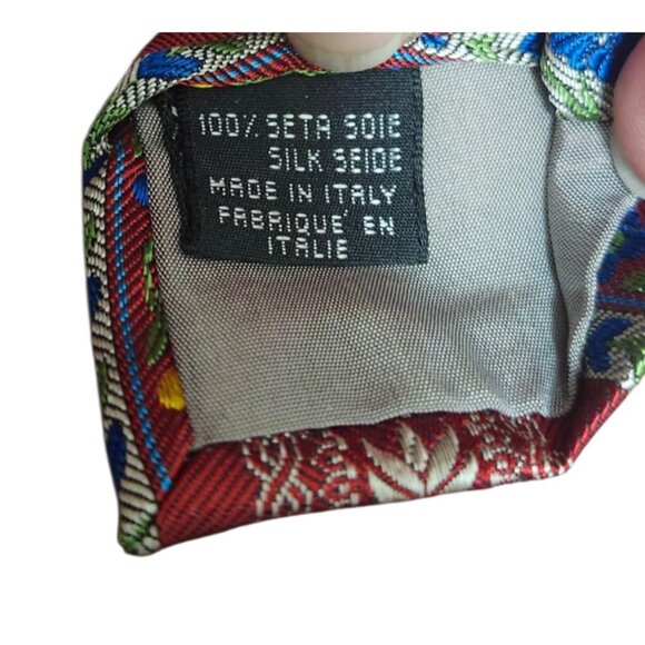 Kenzo Men Accessories Floral Tie Made In Italy Limited Edition VHTF Rare - Picture 8 of 8